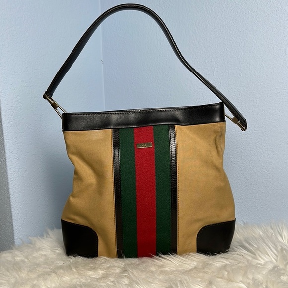 💯 Authentic Gucci shoulder bag with Cherryline 🍀 - Picture 1 of 16
